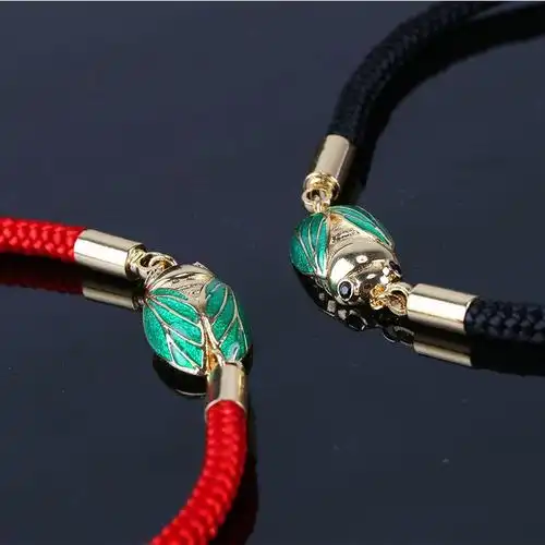 蝉鸣迎禄手绳逢考必过手链学业考试考研加油礼物一鸣惊人吉祥物女款