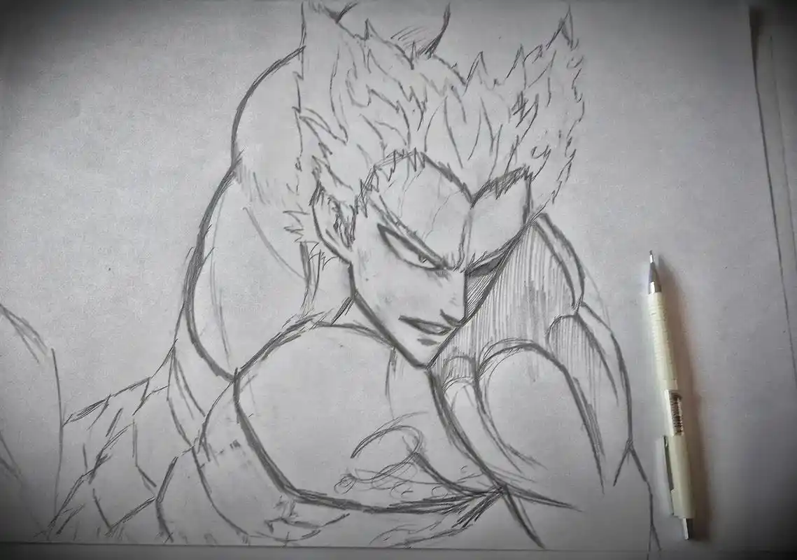 饿狼#一拳超人#饿狼#手绘 - 抖音