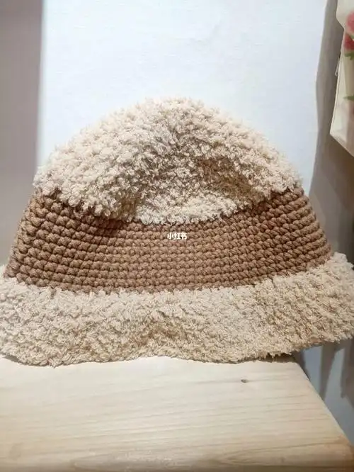 钩织渔夫帽  #拼接款帽子  #钩织帽子