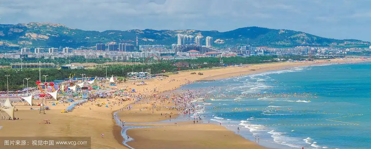 日照万平口海水浴场