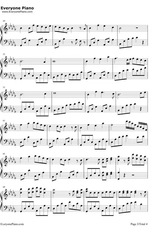 眉间雪钢琴谱_三个糙汉一个软妹组_剑网3剧情歌