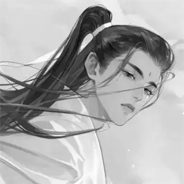 漫画男生头像古风黑白100张_男生动漫头像_头像屋