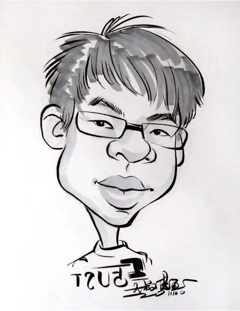 人物夸张变形简笔画夸张的动漫简笔画素描简笔画人物有腹肌手绘夸张