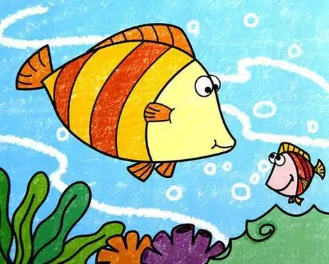 大鱼儿童简笔画