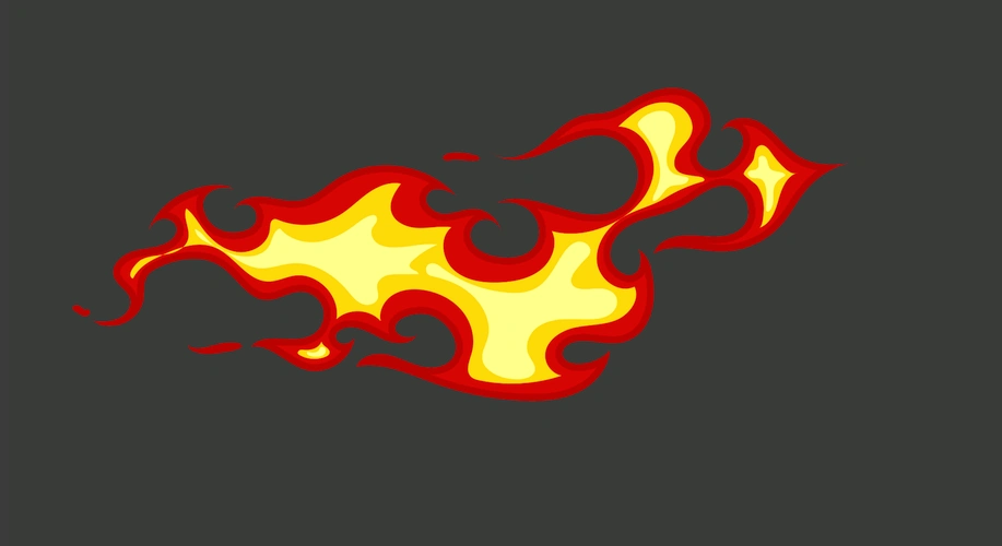 二维卡通火焰动画特效透明素材