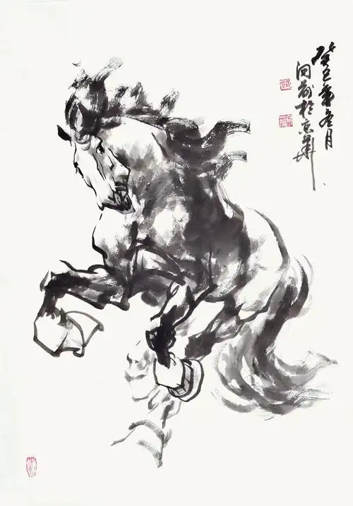 路向前一马当先作品赏析