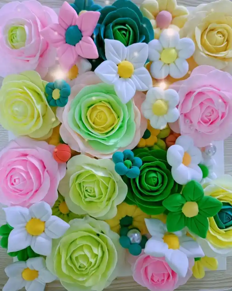 超轻粘土#手工玫瑰花 - 抖音