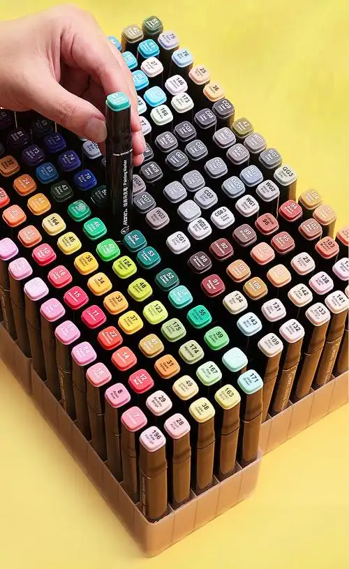 【马利c7689d-1d】马利(maries)60色马克笔套装 动漫系列双头酒精性