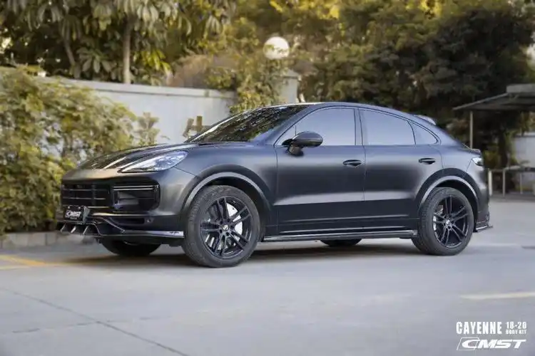 保时捷卡宴| 77 cmst碳纤包围套件改装案例94