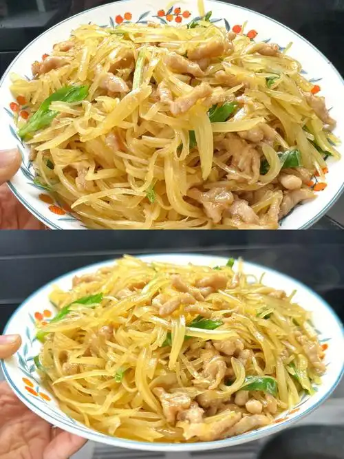 分享100道小朋友爱吃的菜9土豆炒肉丝