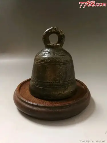 清代黄铜铃_铜铃/铃铛_潮音瀑【7788收藏__收藏热线】