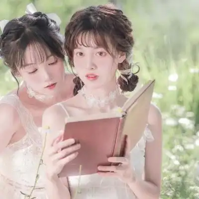 超仙闺蜜二人头像高清清新仙气十足的闺蜜头像两人图片