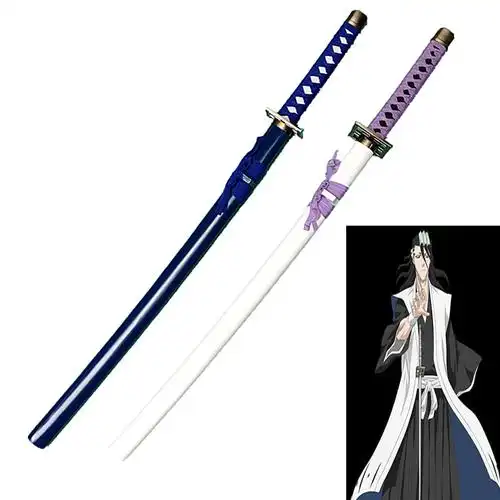 斩魂刀死神朽木白哉千本樱白色蓝色cos刀剑动漫周边cosplay配件
