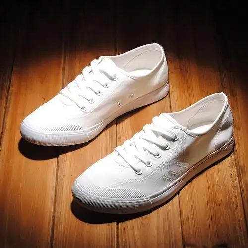 经典运动白色布鞋休闲鞋春夏小白板鞋