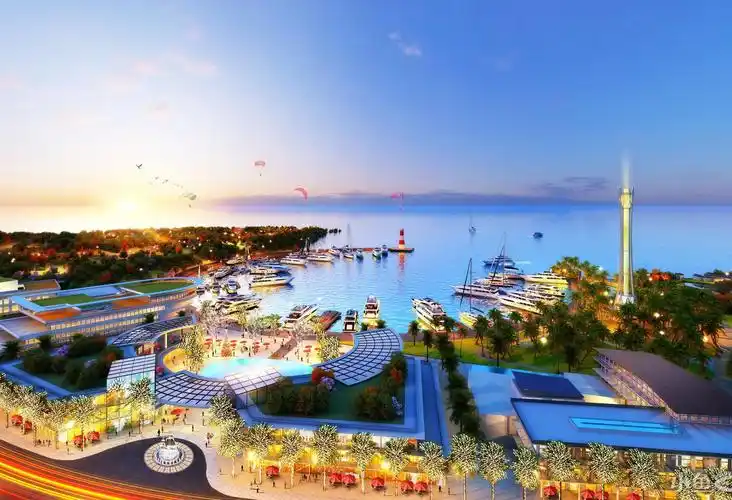 旗华-大型游艇码头效果图