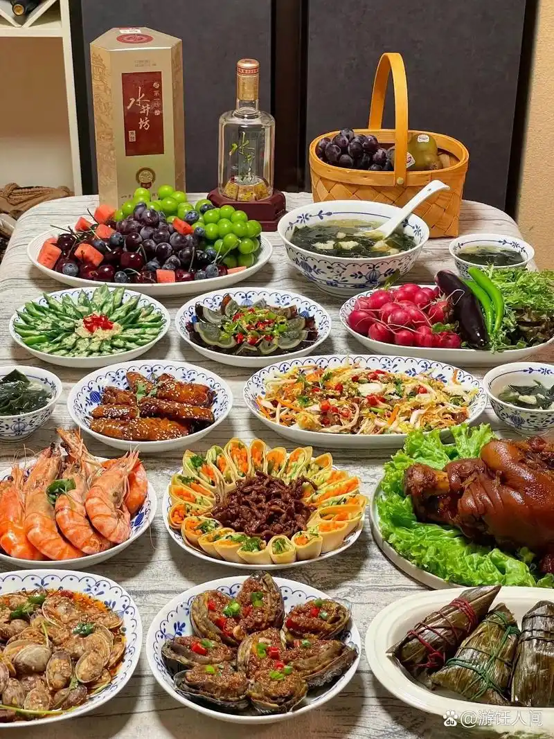 婆婆的生日遇上端午节,我忙了一上午,做了一桌菜.