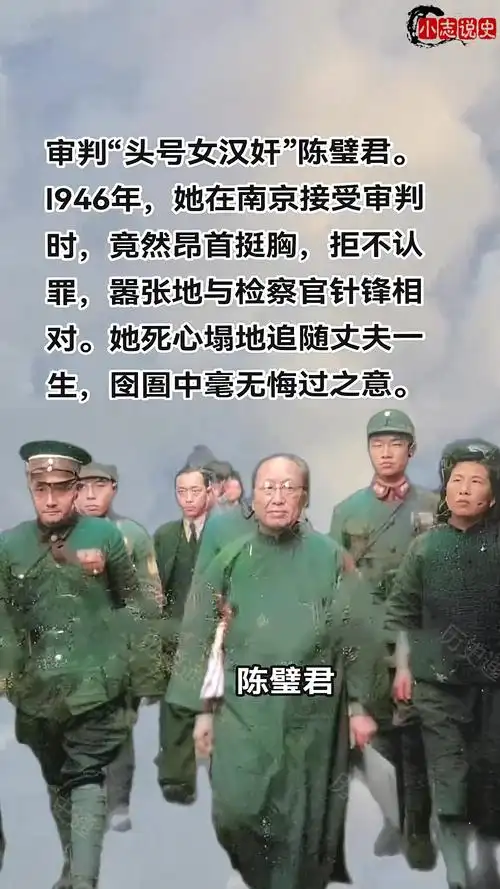 审判"头号女汉奸"陈璧君