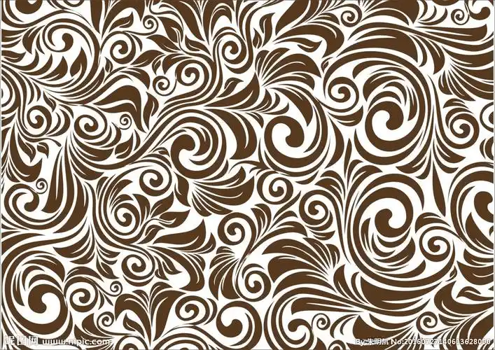 欧式花纹背景设计图片