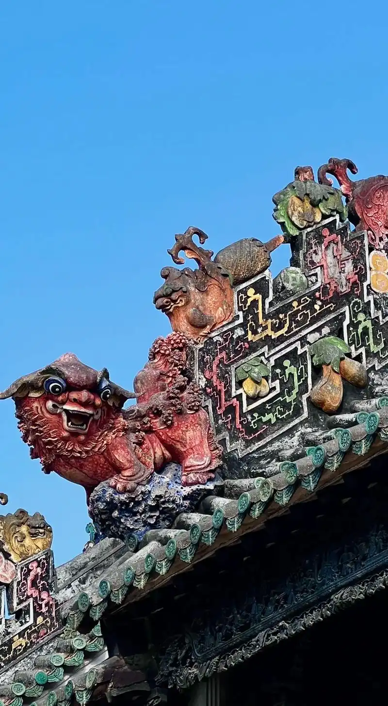 广州陈家祠.陈家祠堂又称"陈氏书院",筹建于清光绪十四年(1 - 抖音