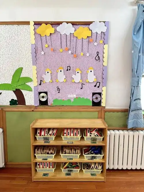 幼儿园环创小班小黄鸭表演区