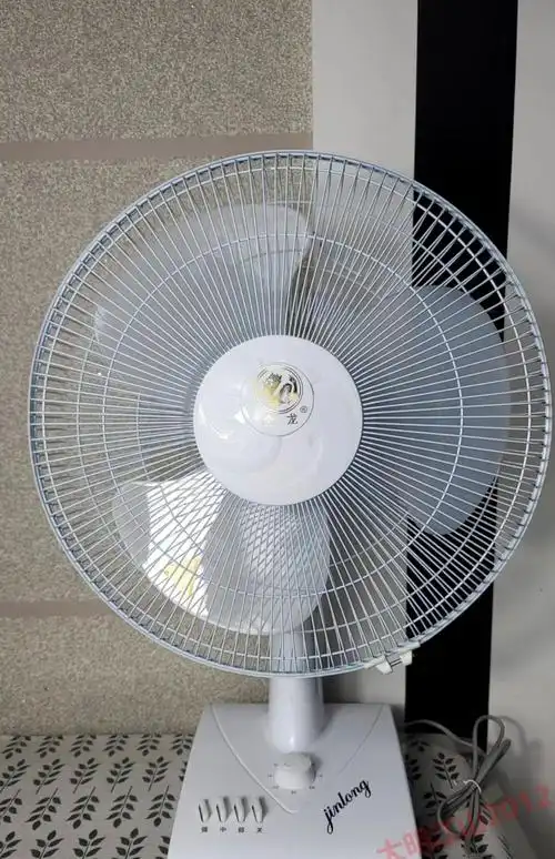 金龙电风扇金龙牌台扇电风扇加厚pp三页老牌子厂家发货白色
