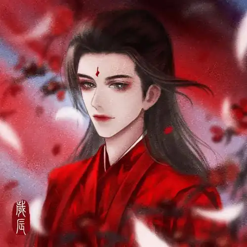 摸了山河令里的温客行,红衣的老温贼好看,贼喜欢这个色调