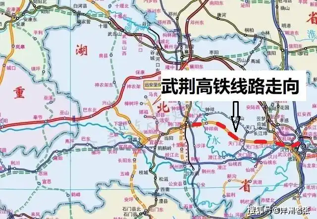 促进武汉经济辐射周边城市,湖北也加大了其它高铁线路的建设步伐