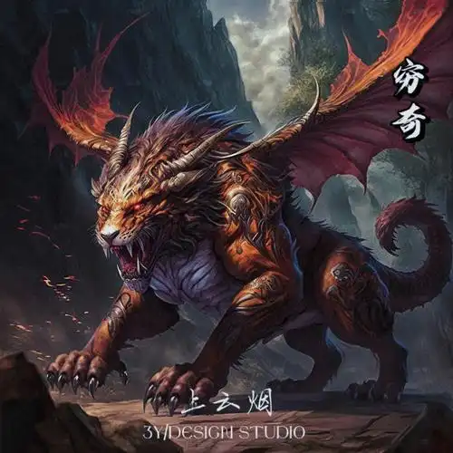 梼杌,饕餮并称为远古"四大凶兽"《山海经·海内北经》记载:穷奇外貌像