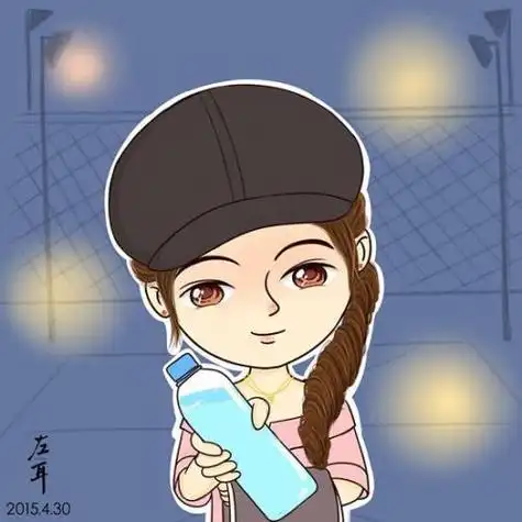 关晓彤头像简笔画