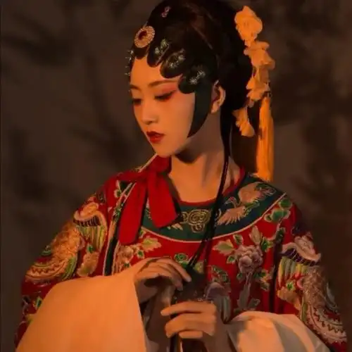 古风戏腔兰花指捻红尘似水