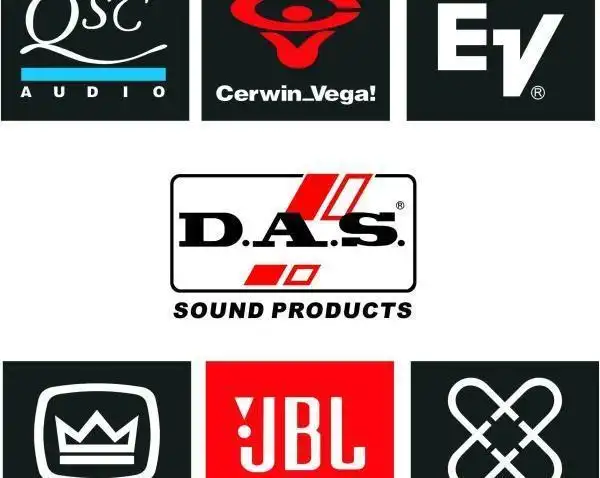 专业音响标志矢量素材 cdr