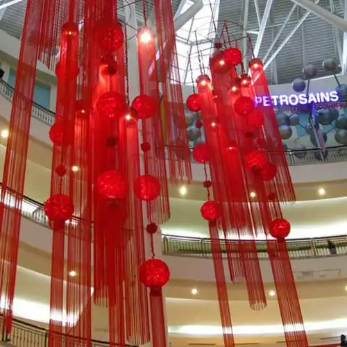 省1元 布置道具橱窗云朵挂饰热气球装饰商场中庭4s 店展厅吊饰幼儿园