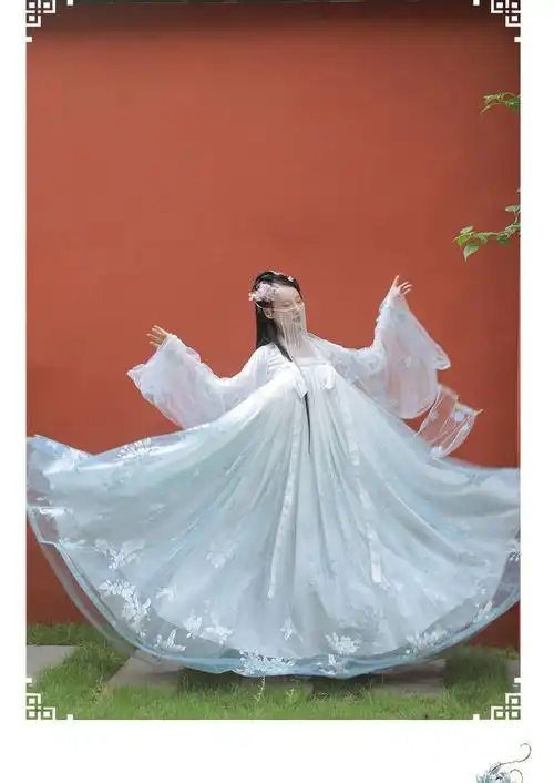 依锦艾汉服女中国风广寒宫古装超仙女仙气全套春夏季广袖流仙裙s阑珊