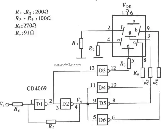 文字显示-电路图-电子产品世界