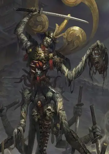 ghost samurai(鬼武士), wei feng : combine japaness traditional