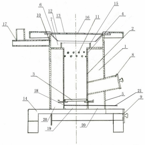 【技术实现步骤摘要】 本技术属生物质炉灶,尤其是烧柴的炉灶结构