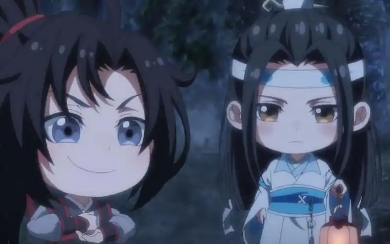 《魔道祖师q》这就是吃可爱的长大的吧,每一帧都是一个表情包