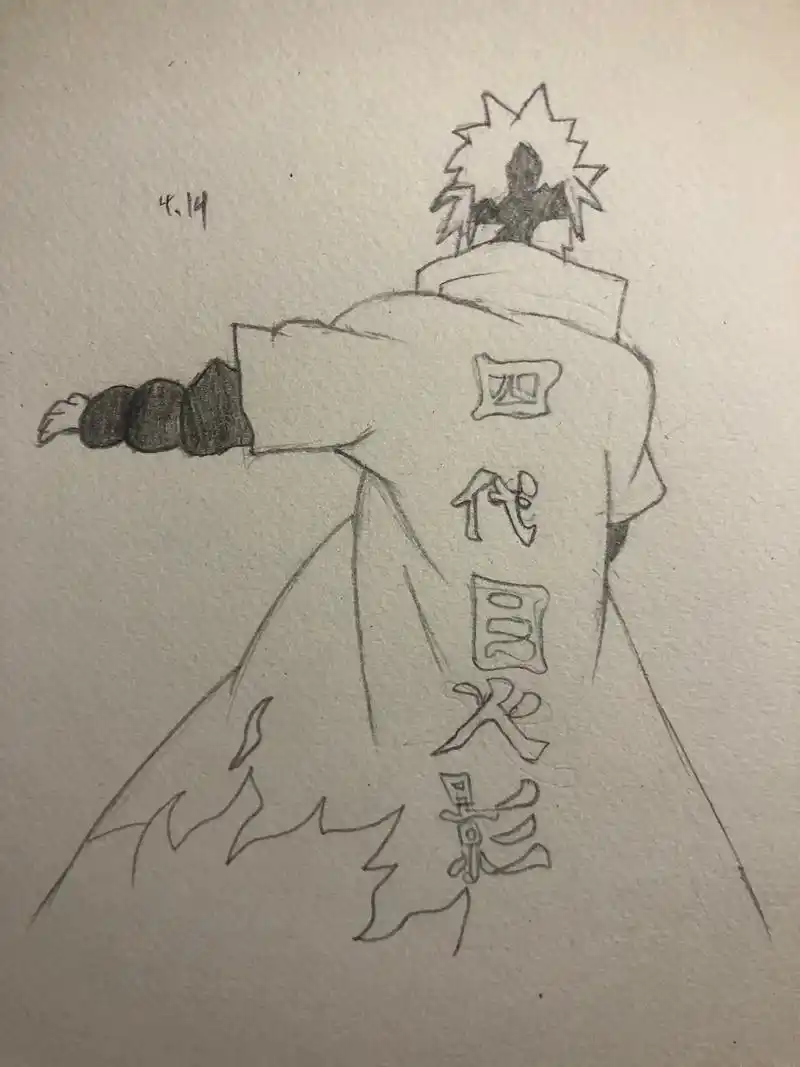 波风水门绘画教程.#波风水门#手绘 #简笔画 - 抖音