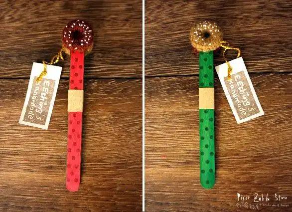 可爱冰淇淋棒书签