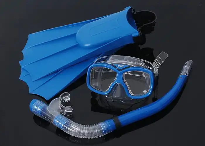 儿童浮潜套装 男女童潜水装备三宝 潜水镜防雾潜水面镜浮潜三件套