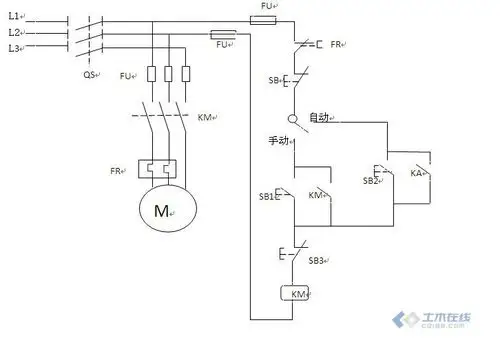 浮球控制水位电路图请教图片1