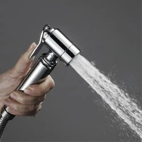 妇洗器喷枪卫生间马桶冲洗器全铜铬色妇洗龙头hipj09029