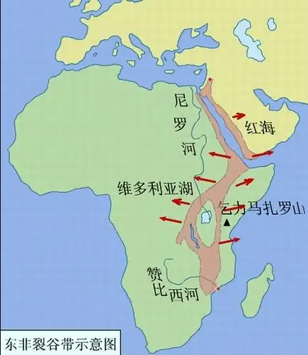 其实东非大裂谷还是非常巨大,且闻名世界的,只是我们的视野太小,只