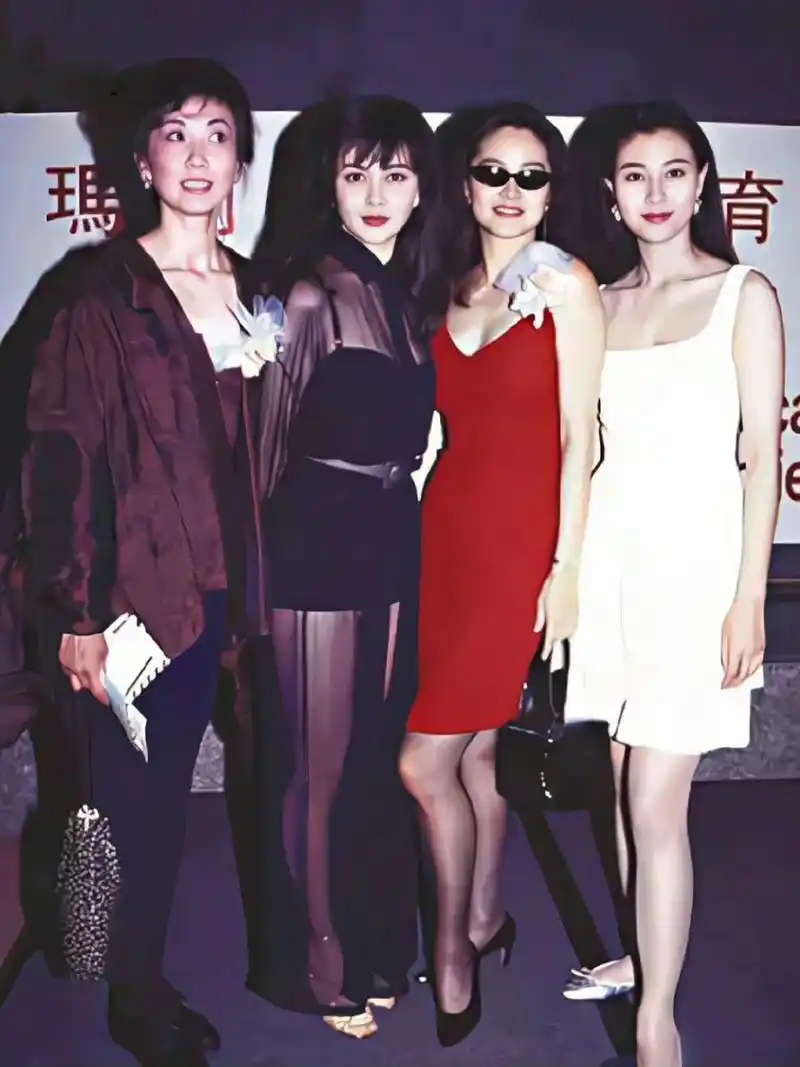 关之琳林青霞李嘉欣合照,这几个美女你最喜欢谁?