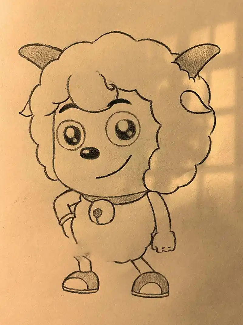 教你画喜羊羊 喜羊羊绘画教程