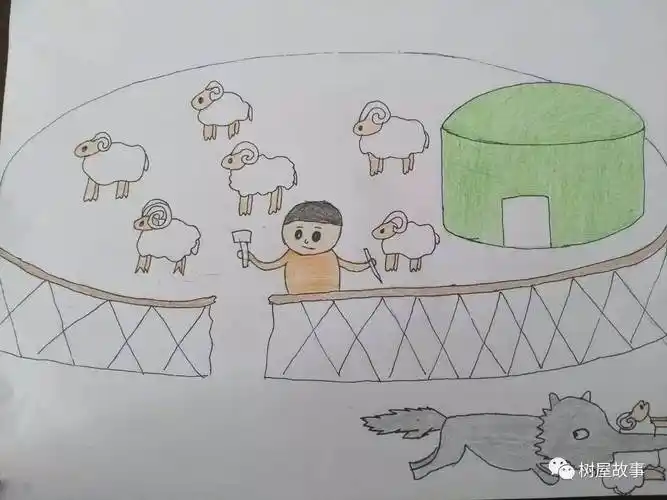 关于亡羊补牢成语故事儿童画的信息