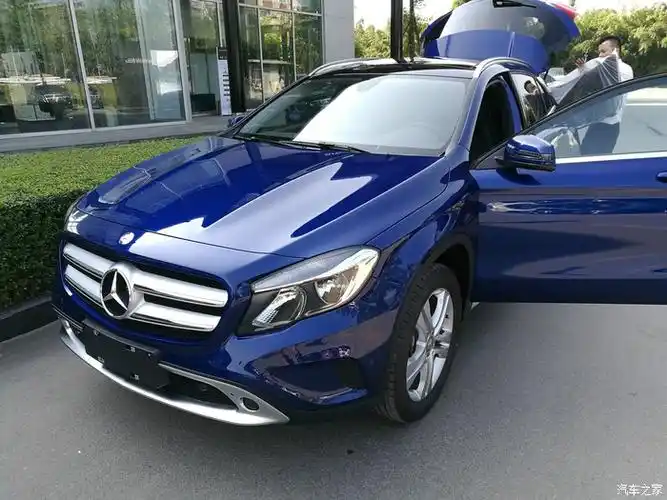 孕妈妈国庆喜提国内首台2017款宝蓝色gla!_奔驰gla论坛_汽车之家论坛