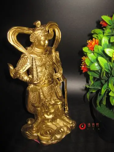 托塔天王李天王李靖神像铜像佛像风水摆件工艺品摆件