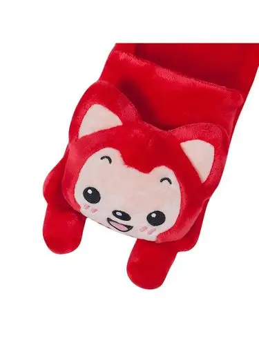 可爱卡通连帽围巾