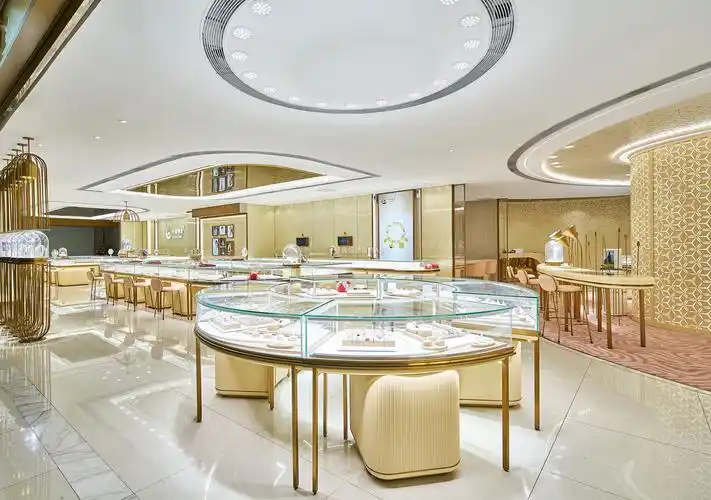 商铺珠宝店展柜装修设计图_装信通网效果图